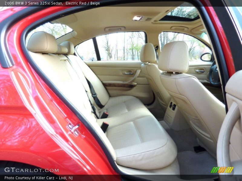 Electric Red / Beige 2006 BMW 3 Series 325xi Sedan