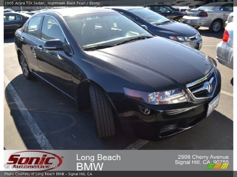 Nighthawk Black Pearl / Ebony 2005 Acura TSX Sedan
