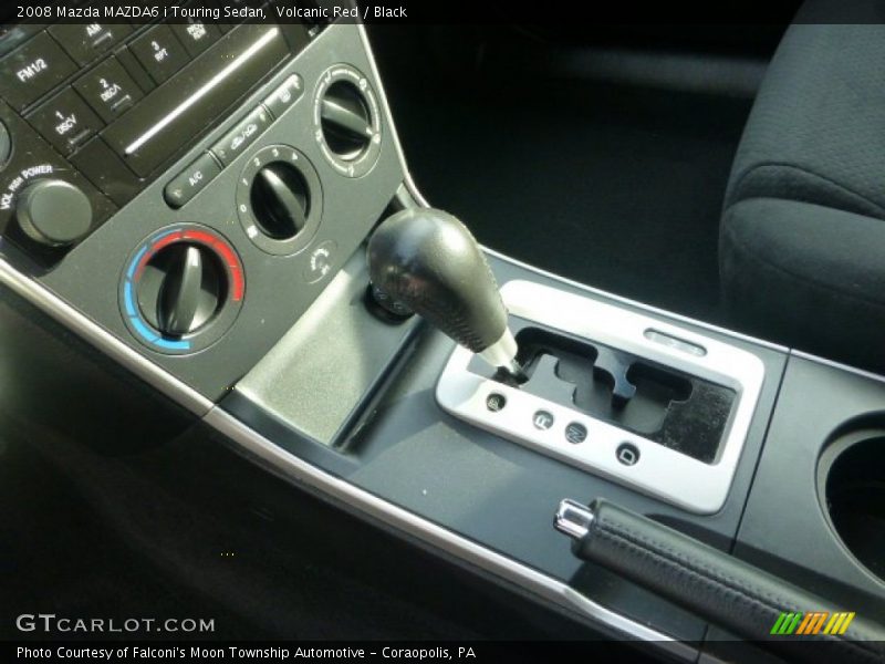 Volcanic Red / Black 2008 Mazda MAZDA6 i Touring Sedan