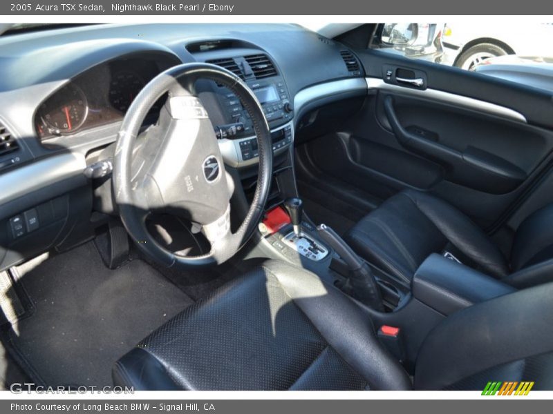 Nighthawk Black Pearl / Ebony 2005 Acura TSX Sedan