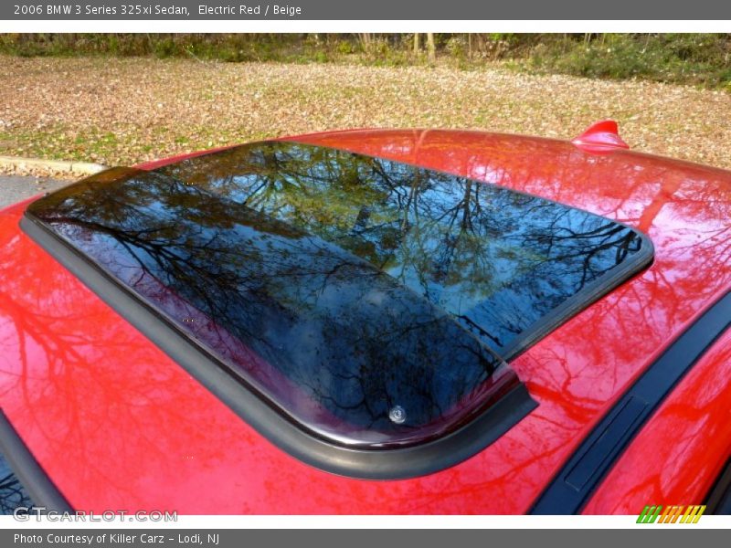 Electric Red / Beige 2006 BMW 3 Series 325xi Sedan