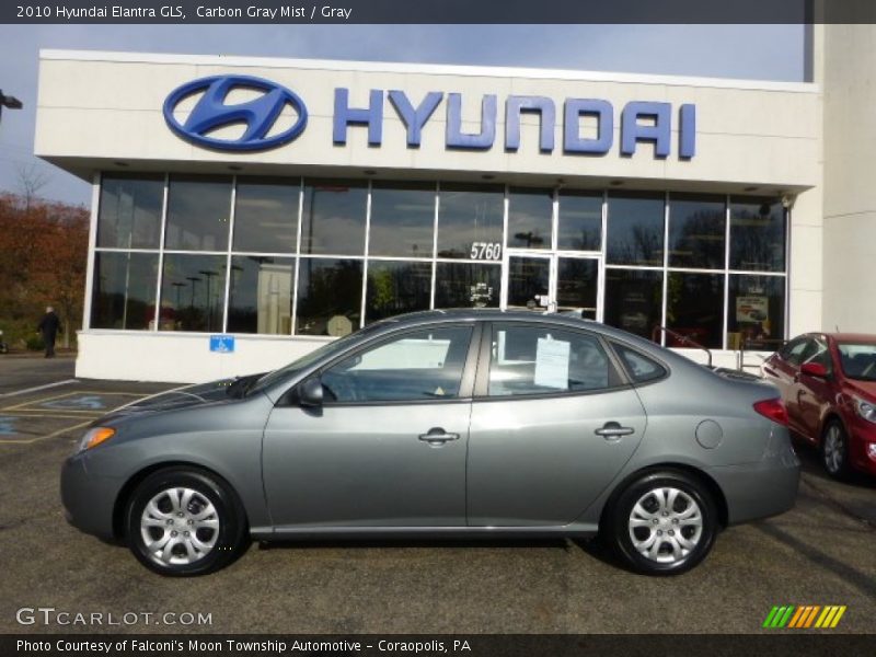 Carbon Gray Mist / Gray 2010 Hyundai Elantra GLS