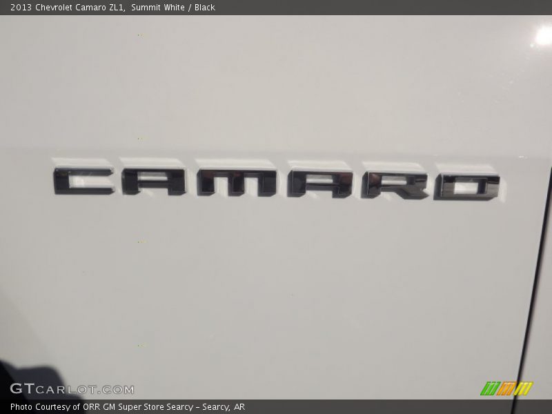 Summit White / Black 2013 Chevrolet Camaro ZL1