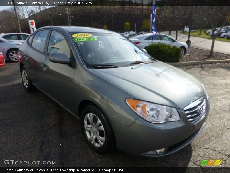 Carbon Gray Mist / Gray 2010 Hyundai Elantra GLS