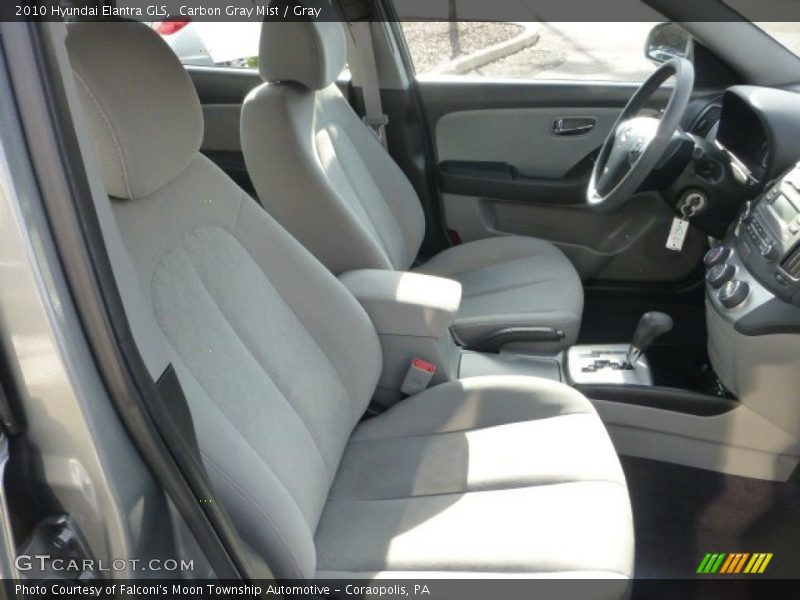 Carbon Gray Mist / Gray 2010 Hyundai Elantra GLS
