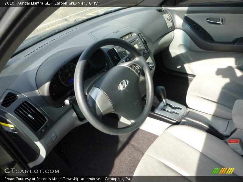 Carbon Gray Mist / Gray 2010 Hyundai Elantra GLS