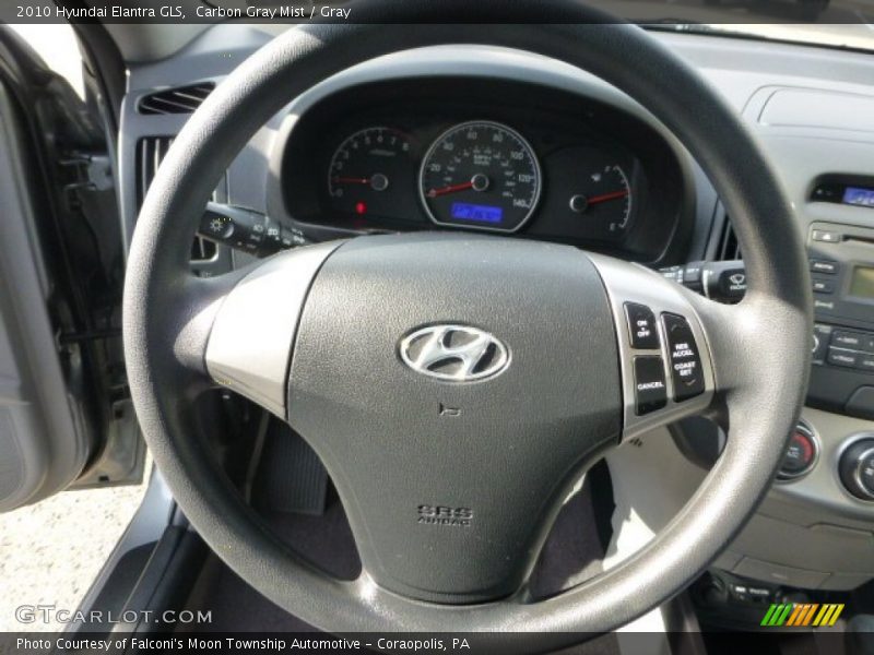Carbon Gray Mist / Gray 2010 Hyundai Elantra GLS