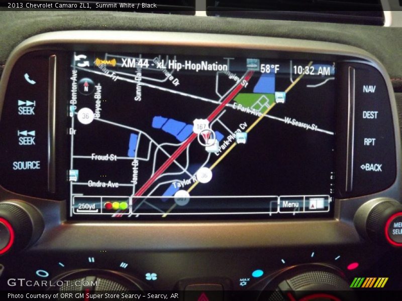 Navigation of 2013 Camaro ZL1