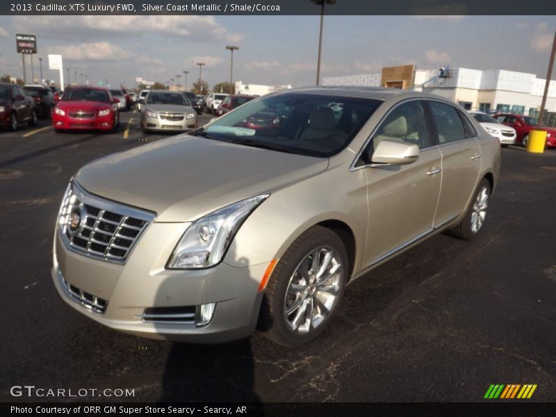Silver Coast Metallic / Shale/Cocoa 2013 Cadillac XTS Luxury FWD