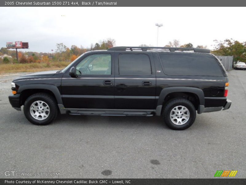 Black / Tan/Neutral 2005 Chevrolet Suburban 1500 Z71 4x4