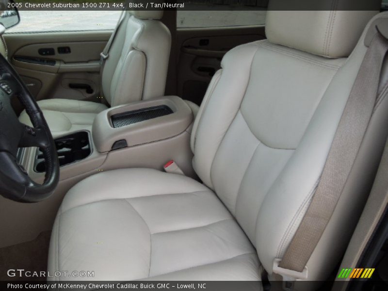 Black / Tan/Neutral 2005 Chevrolet Suburban 1500 Z71 4x4