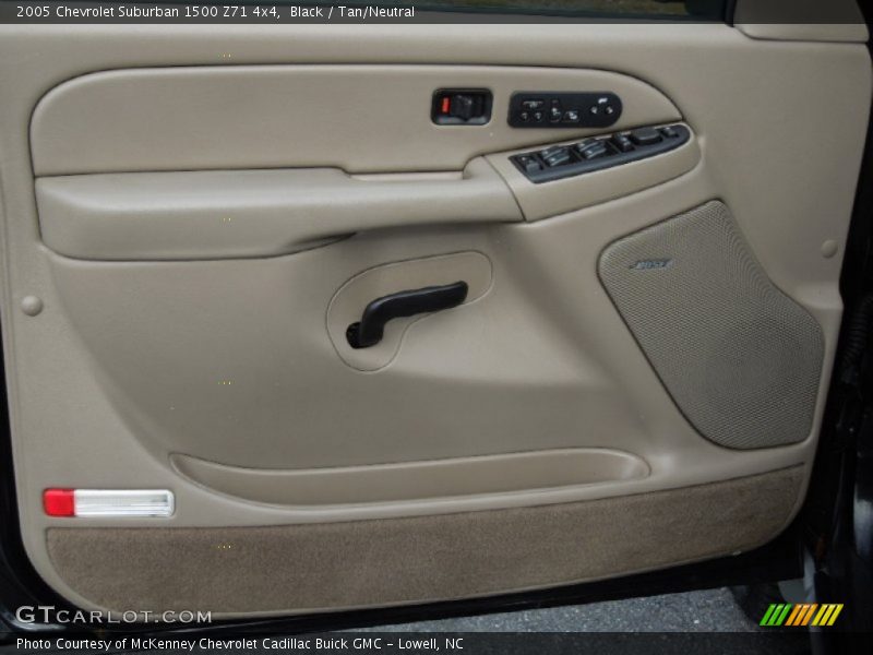 Black / Tan/Neutral 2005 Chevrolet Suburban 1500 Z71 4x4