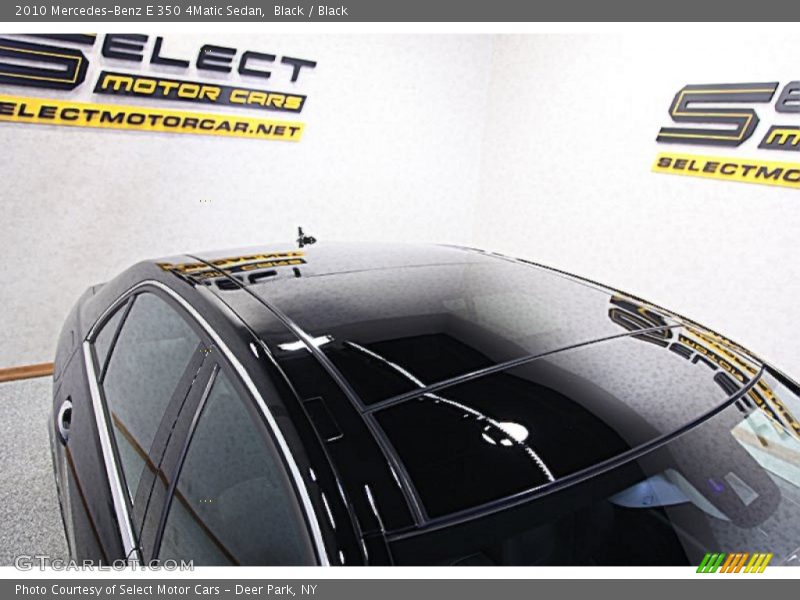 Black / Black 2010 Mercedes-Benz E 350 4Matic Sedan