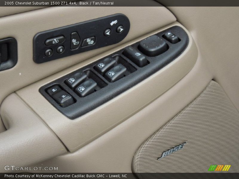 Black / Tan/Neutral 2005 Chevrolet Suburban 1500 Z71 4x4