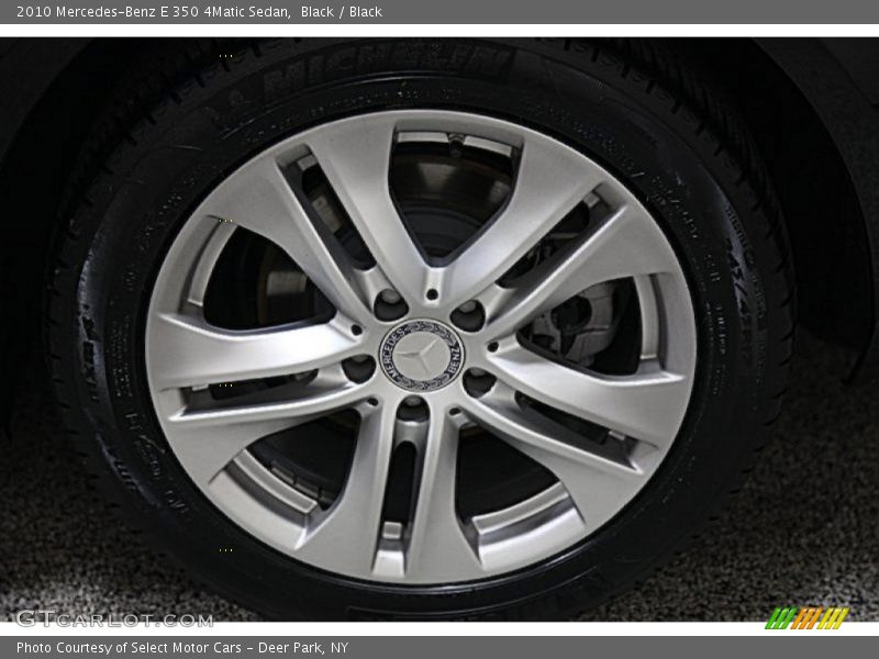 Black / Black 2010 Mercedes-Benz E 350 4Matic Sedan
