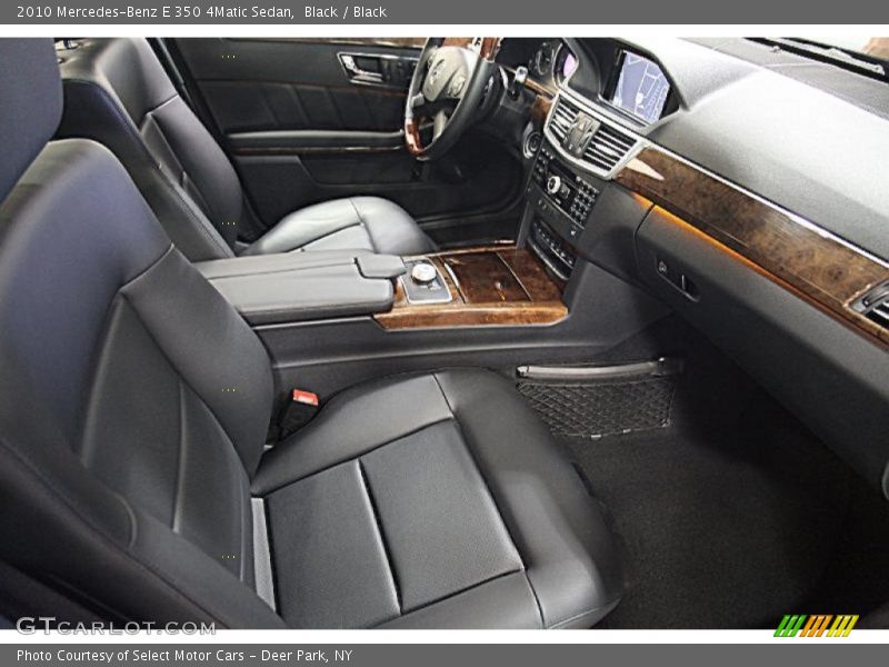 Black / Black 2010 Mercedes-Benz E 350 4Matic Sedan