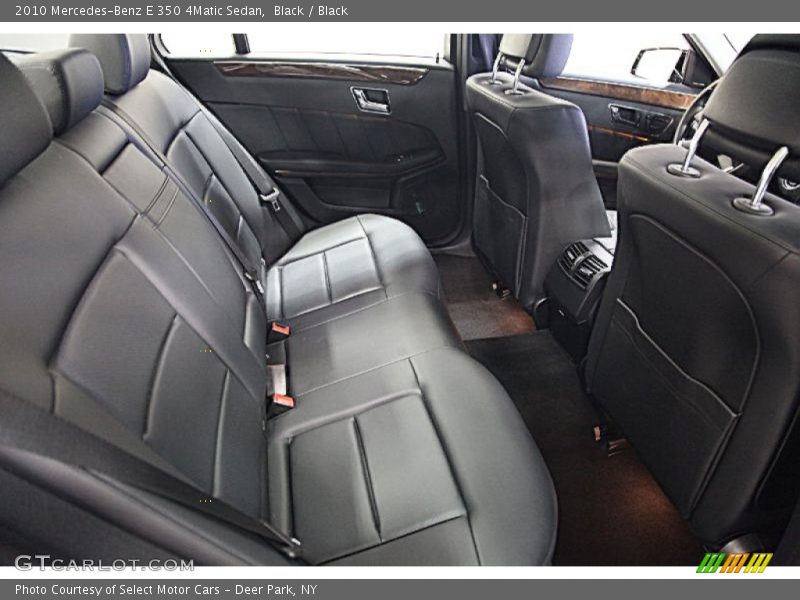 Black / Black 2010 Mercedes-Benz E 350 4Matic Sedan