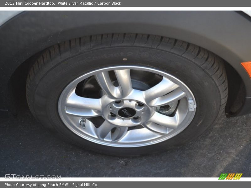 White Silver Metallic / Carbon Black 2013 Mini Cooper Hardtop