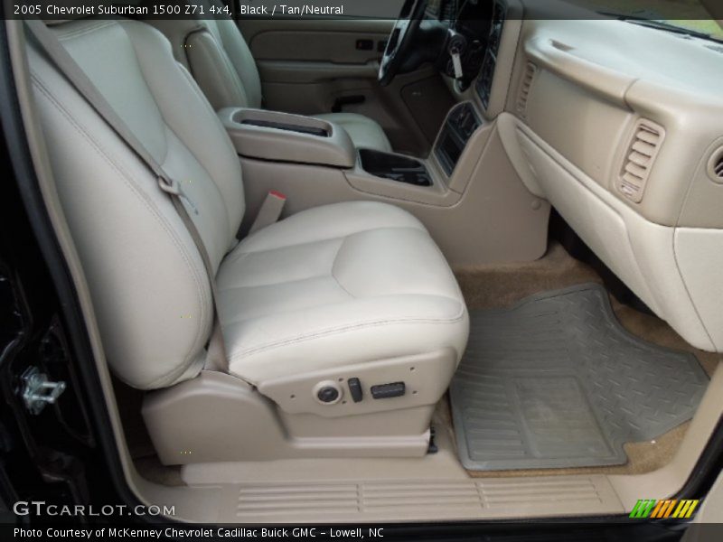 Black / Tan/Neutral 2005 Chevrolet Suburban 1500 Z71 4x4