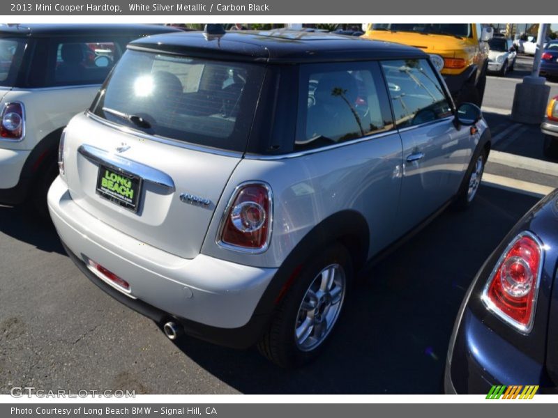 White Silver Metallic / Carbon Black 2013 Mini Cooper Hardtop