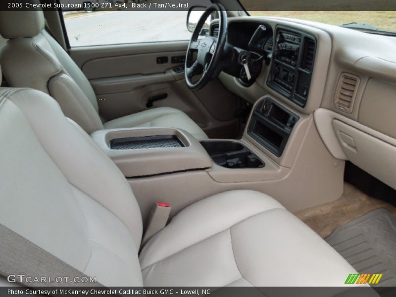 Black / Tan/Neutral 2005 Chevrolet Suburban 1500 Z71 4x4