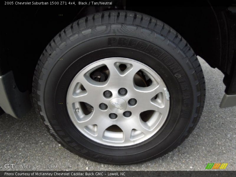 Black / Tan/Neutral 2005 Chevrolet Suburban 1500 Z71 4x4