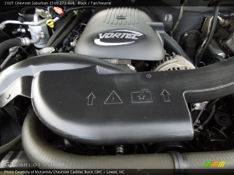 Black / Tan/Neutral 2005 Chevrolet Suburban 1500 Z71 4x4