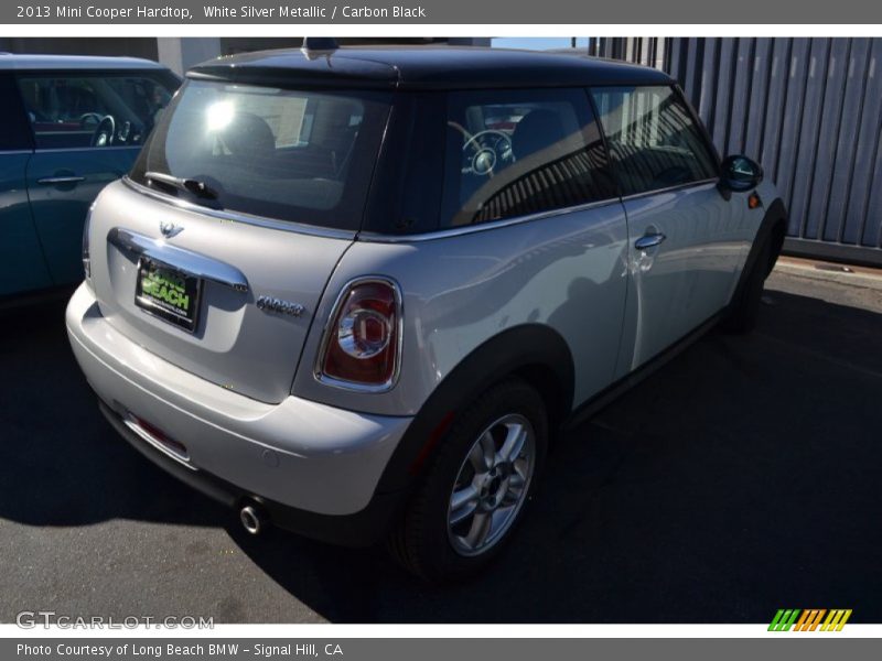 White Silver Metallic / Carbon Black 2013 Mini Cooper Hardtop