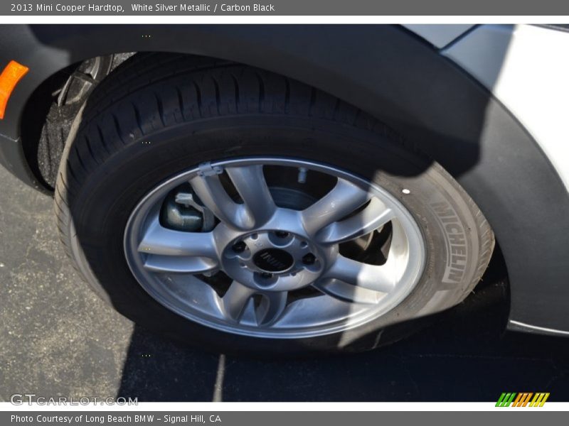 White Silver Metallic / Carbon Black 2013 Mini Cooper Hardtop