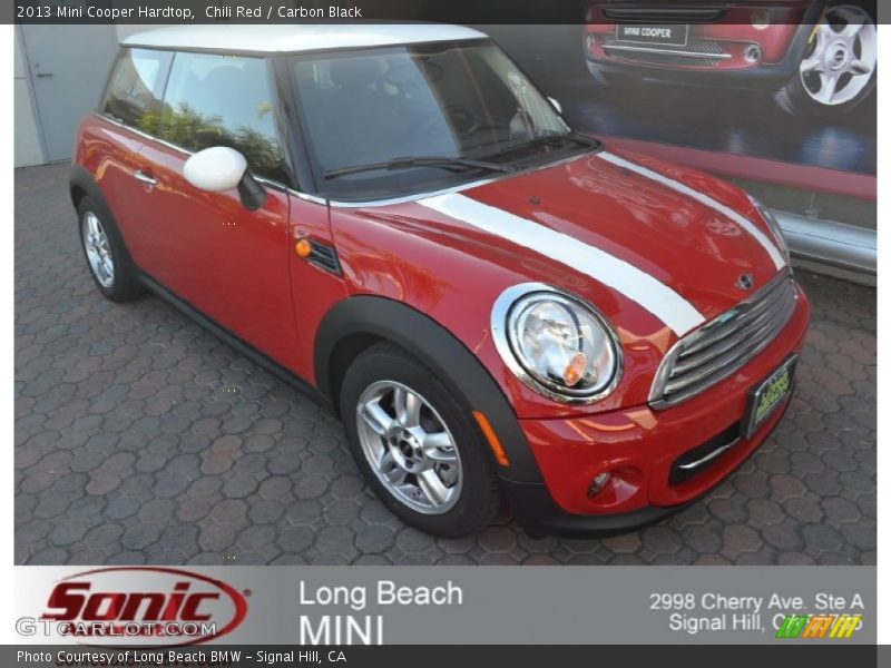 Chili Red / Carbon Black 2013 Mini Cooper Hardtop