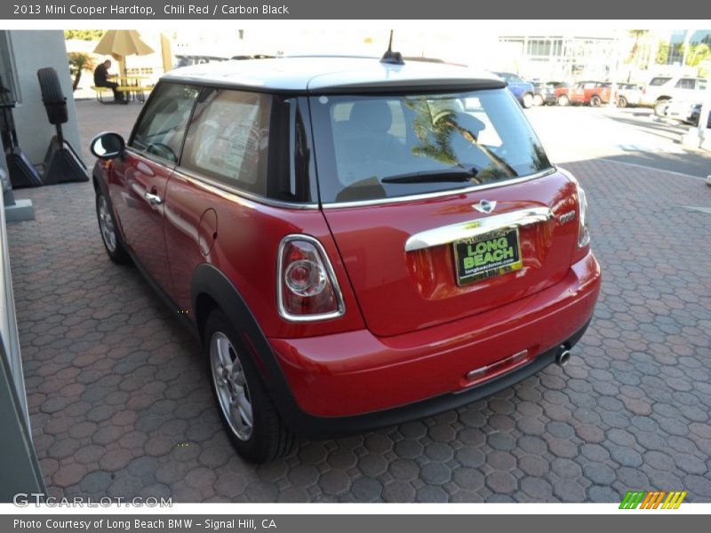 Chili Red / Carbon Black 2013 Mini Cooper Hardtop