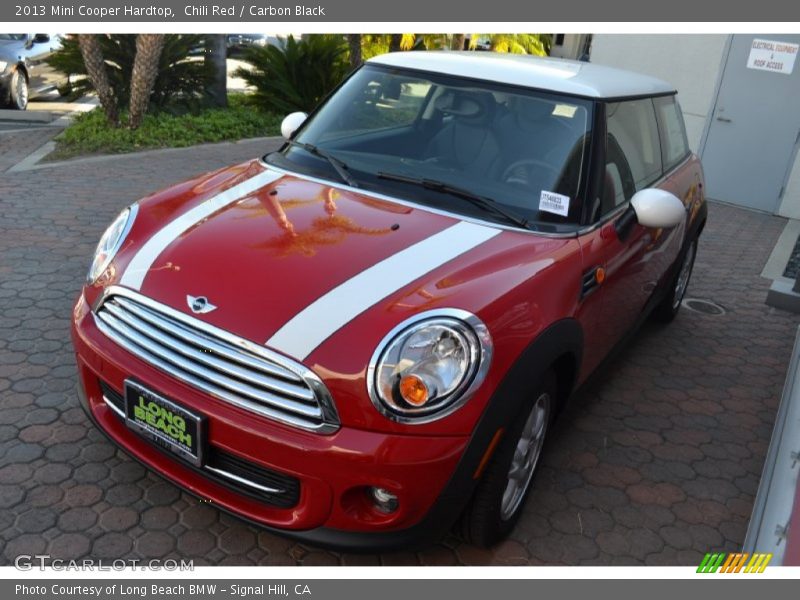Chili Red / Carbon Black 2013 Mini Cooper Hardtop