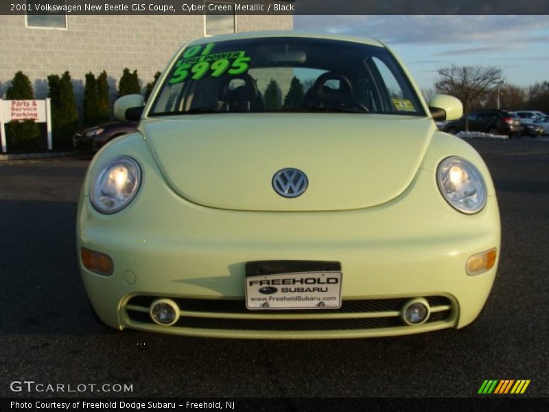 Cyber Green Metallic / Black 2001 Volkswagen New Beetle GLS Coupe