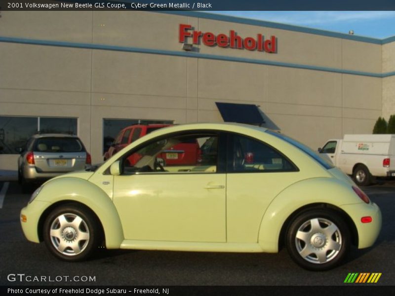 Cyber Green Metallic / Black 2001 Volkswagen New Beetle GLS Coupe