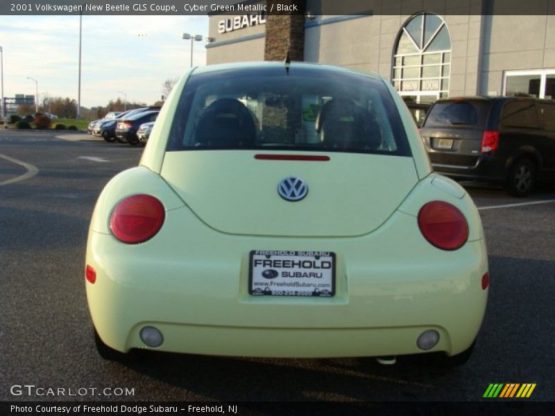 Cyber Green Metallic / Black 2001 Volkswagen New Beetle GLS Coupe