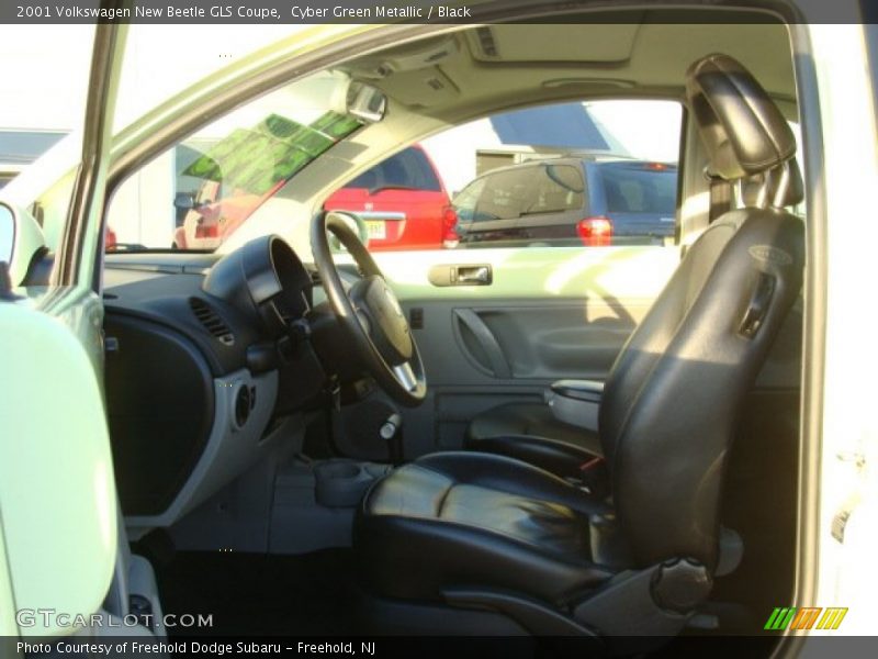 Cyber Green Metallic / Black 2001 Volkswagen New Beetle GLS Coupe