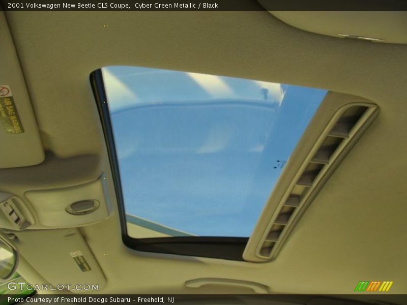 Cyber Green Metallic / Black 2001 Volkswagen New Beetle GLS Coupe