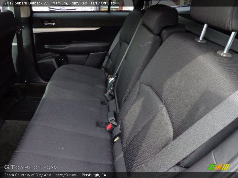 Ruby Red Pearl / Off Black 2012 Subaru Outback 2.5i Premium