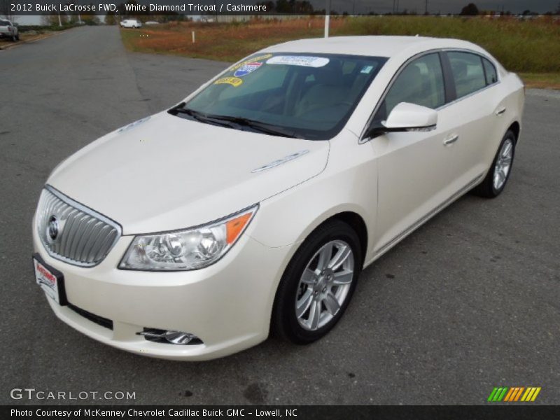 White Diamond Tricoat / Cashmere 2012 Buick LaCrosse FWD