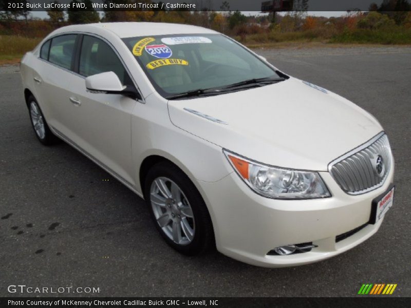 White Diamond Tricoat / Cashmere 2012 Buick LaCrosse FWD