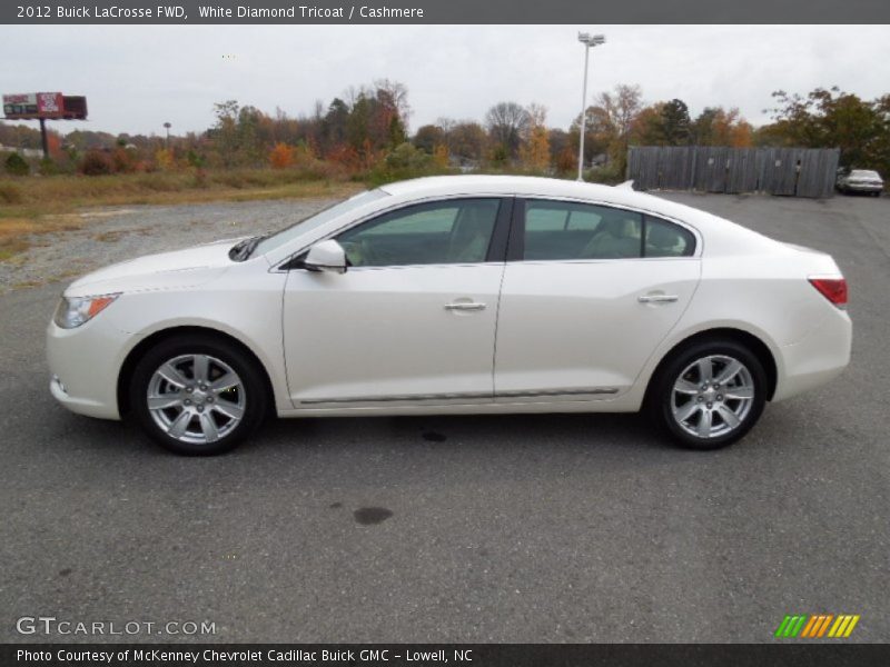 White Diamond Tricoat / Cashmere 2012 Buick LaCrosse FWD