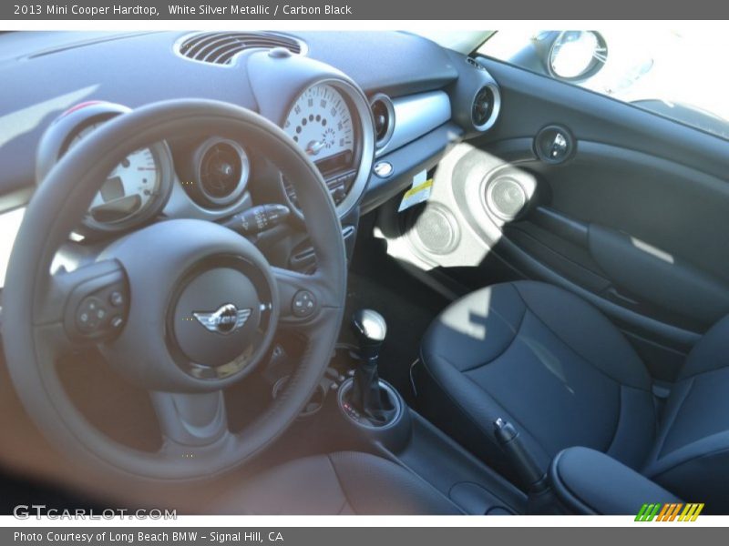 White Silver Metallic / Carbon Black 2013 Mini Cooper Hardtop