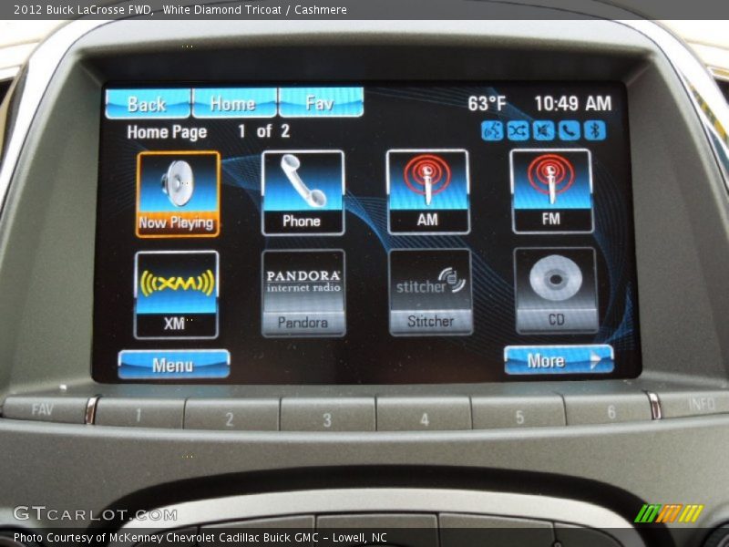 White Diamond Tricoat / Cashmere 2012 Buick LaCrosse FWD
