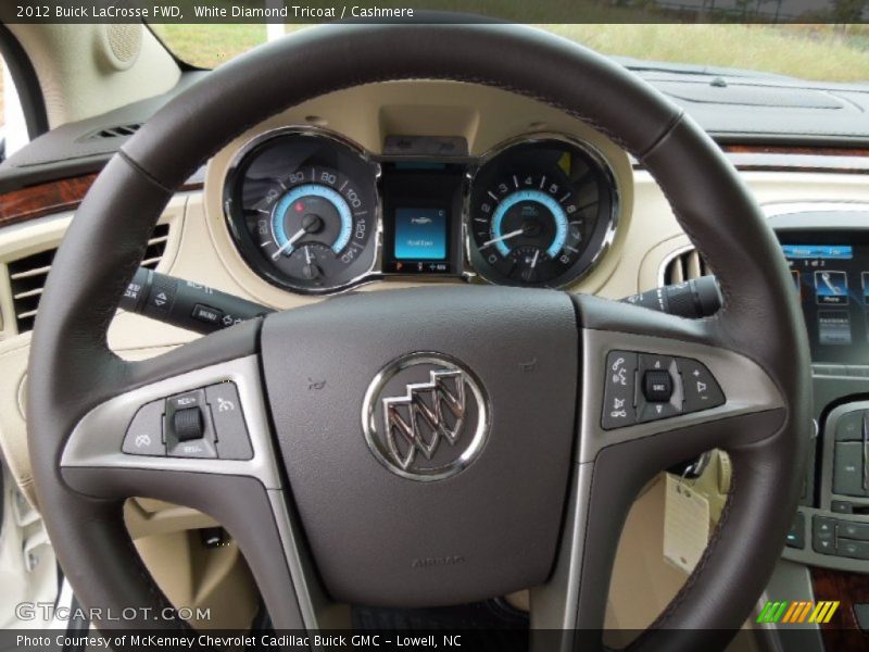 White Diamond Tricoat / Cashmere 2012 Buick LaCrosse FWD