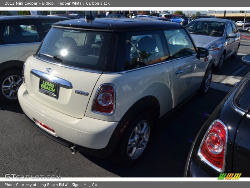 Pepper White / Carbon Black 2013 Mini Cooper Hardtop