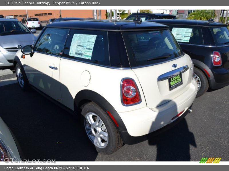 Pepper White / Carbon Black 2013 Mini Cooper Hardtop