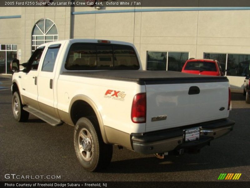 Oxford White / Tan 2005 Ford F250 Super Duty Lariat FX4 Crew Cab 4x4