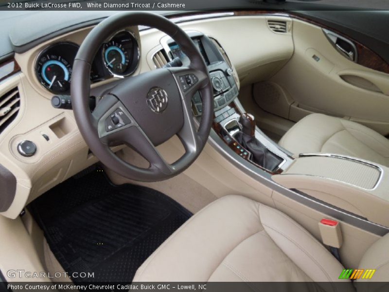 White Diamond Tricoat / Cashmere 2012 Buick LaCrosse FWD