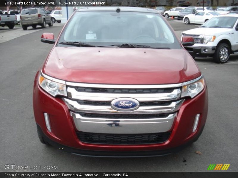 Ruby Red / Charcoal Black 2013 Ford Edge Limited AWD