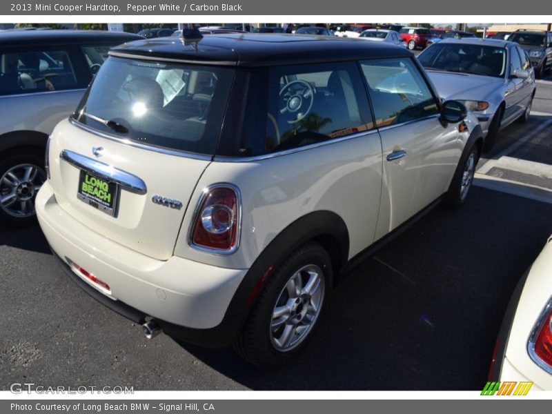 Pepper White / Carbon Black 2013 Mini Cooper Hardtop